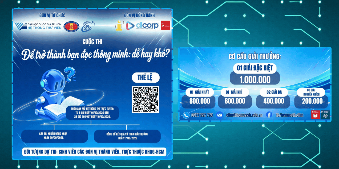 Cuộc thi trắc nghiệm trực tuyến năm 2026 “Để trở thành bạn đọc thông minh dễ hay khó”